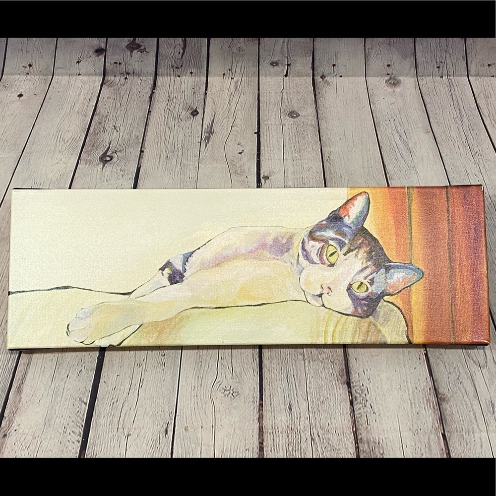 KITTY ON CANVAS